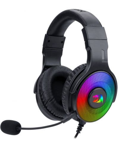 Гейминг слушалки Redragon - Pandora H350RGB, черни