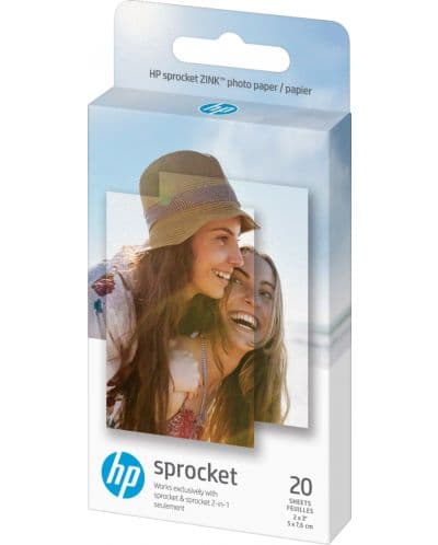 Хартия HP ZINK Paper 20 Pack 2x3
