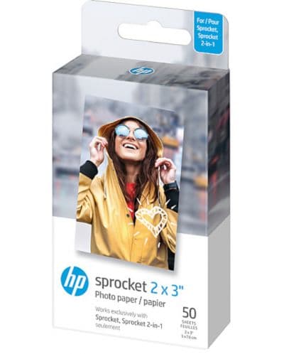 Хартия HP ZINK Paper 50 Pack 2x3