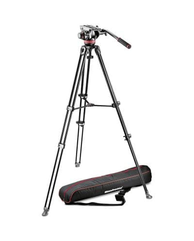 Видео статив Manfrotto - MVK502AM-1, 70.5-156cm, черен