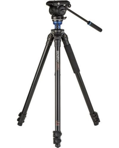 Видео статив Benro - A2573F AL + S4Pro, 41.5-177 cm, черен