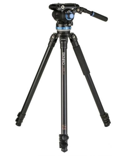 Видео статив Benro - A373F Series 3 AL + S8Pro, 32.5-163.5 cm, черен