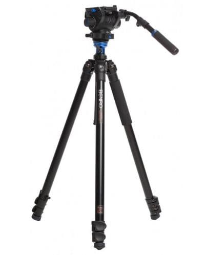 Видео статив Benro - A3573F AL + S6Pro, 44-192 cm, черен