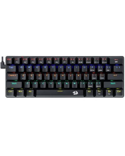 Механична клавиатура Redragon - Jax K613-KB, brown, LED, черна