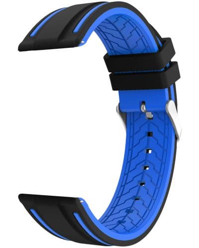 Каишка Trender - Gamer, 22 mm, черна/синя