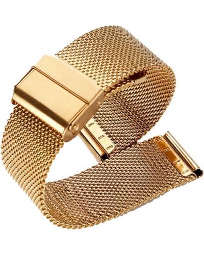 Каишка Trender - Steel, 20 mm, златиста
