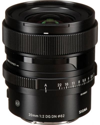 Обектив Sigma - 20mm, f/2 DG DN Contemporary, Sony E-Mount