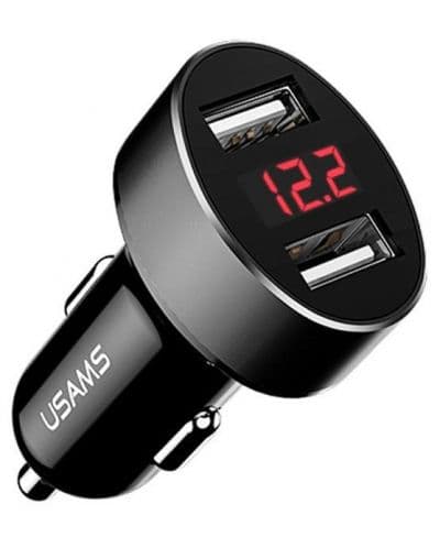 Зарядно за кола USAMS - C1, USB-A, 26W черно