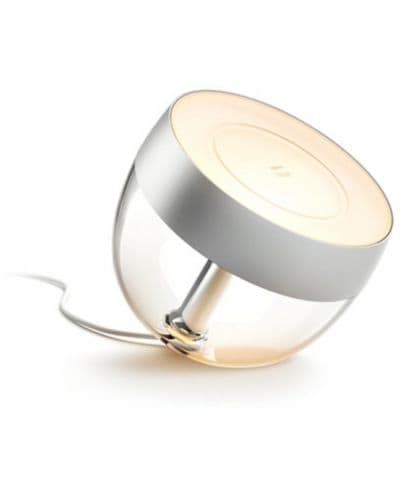 Настолна лампа Philips - Hue Iris RGB, 8.2W, сребриста
